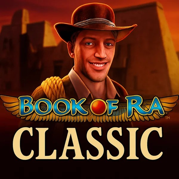 Book of Ra Classic by Novomatic, showcased at quickbet-casino.com – game logo