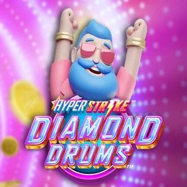 Hyper Strike Diamond Drums logo by Gameburger Studios at Quickbet casino