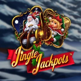 Jingle Jackpots logo by Dragon Gaming at Quickbet casino
